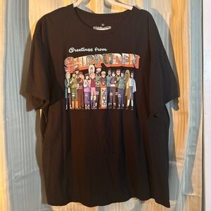Ripple Junction Naruto Shippuden Black Tee shirt size 2X
